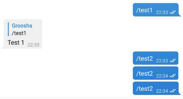 /test2 buyrug'i ishlamaydi
